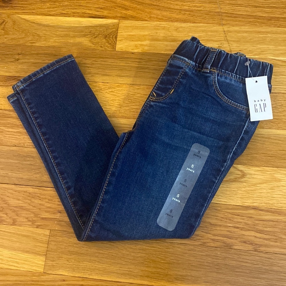 GAP Girl’s Blue High Stretch Jeggings 5 Years